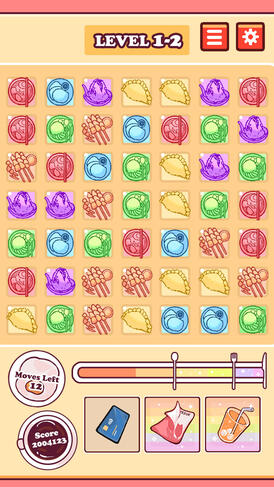 Match 3 Game - UI Mockup